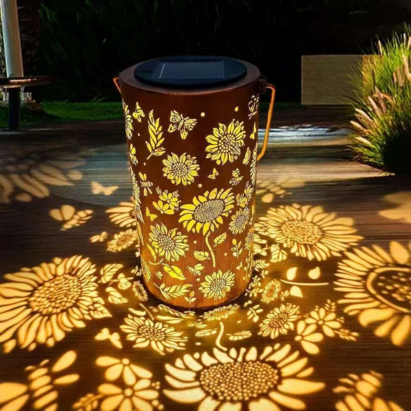 Hot Sale🔥Colorful Sunflower Glow Solar Garden Lantern