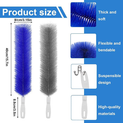 🔥HOT SALE 50% OFF😎Flexible Microfiber Fan Duster Brushes-Reusable Cleaning Tools