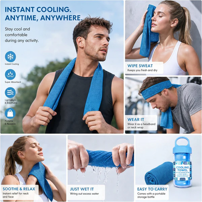 👉 Save 50%🔥Absorbent Quick-Drying Gym Cooling Towels🧊