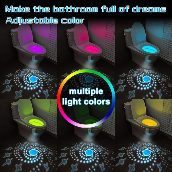Motion Sensor Toilet Lights