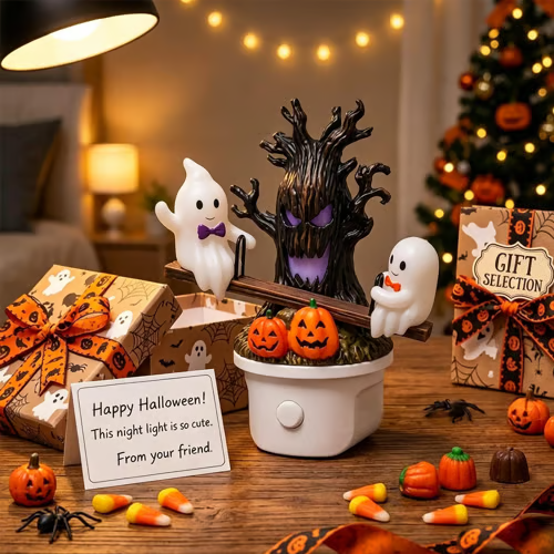 🎃Summer Sale 49% OFF🔥 - 👻 Halloween Ghost Tree LED Night Light