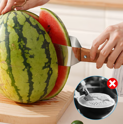 Multi-Use Triangular Fruit Cutter | Works for Watermelon, Melon & Apple
