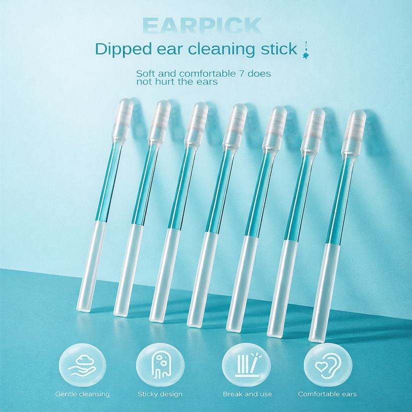 Sticky Ear Cleaning Sticks – Gentle, Visible Ear Care