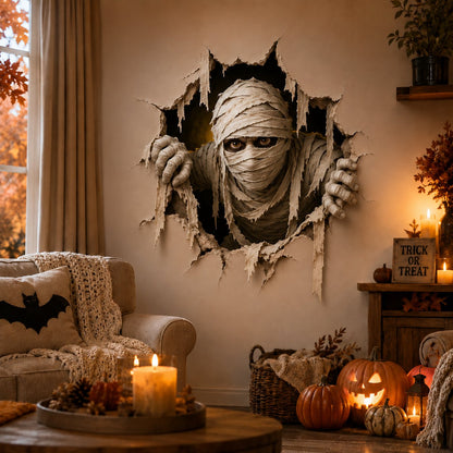 🔥Last Day 49% OFF-Halloween Break-In 3D Wall Decals