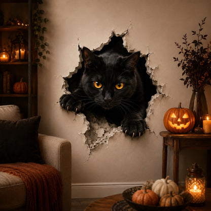 🔥Last Day 49% OFF-Halloween Break-In 3D Wall Decals