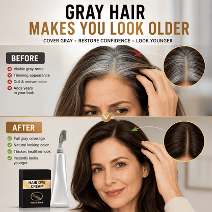 Hot Sell TODAY | Instant Gray Coverage Hair Dye Comb For Men & Women