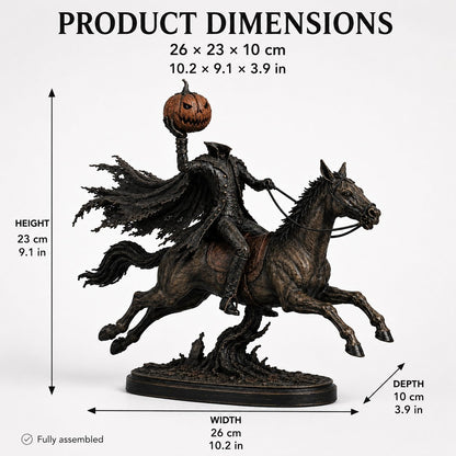 🔥Limited Stock 50% OFF - Midnight Chase Headless Horseman Statue