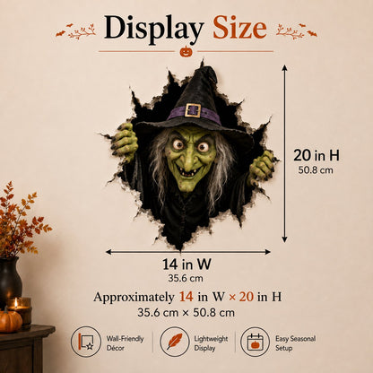 🔥Last Day 49% OFF-Halloween Break-In 3D Wall Decals