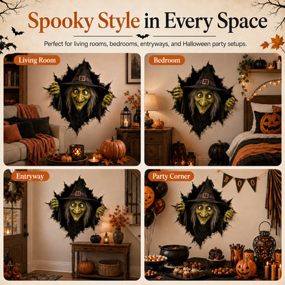 🔥Last Day 49% OFF-Halloween Break-In 3D Wall Decals