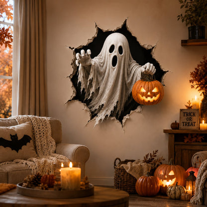 🔥Last Day 49% OFF-Halloween Break-In 3D Wall Decals