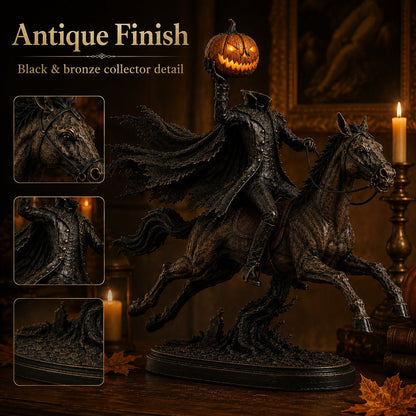 🔥Limited Stock 50% OFF - Midnight Chase Headless Horseman Statue