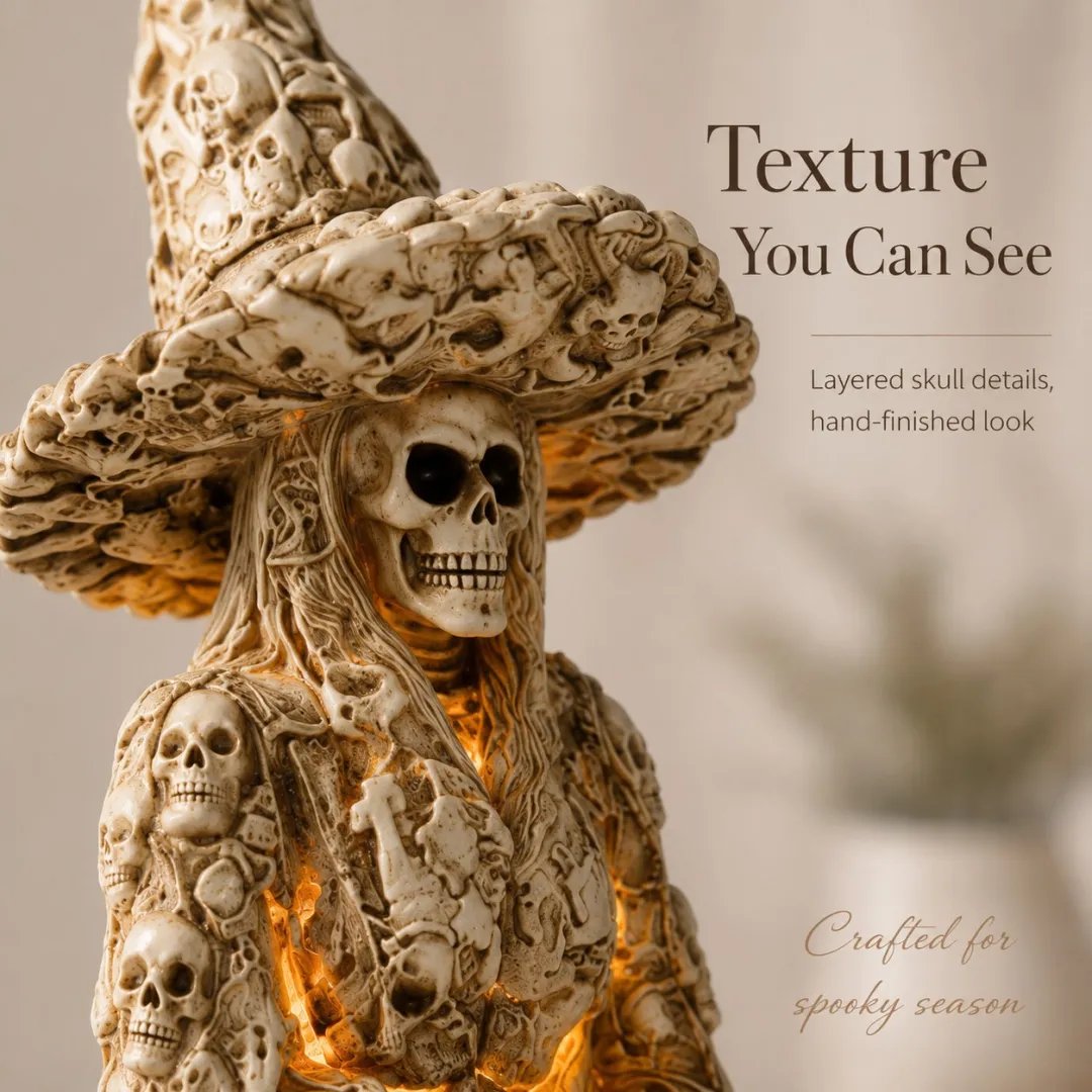 🔥HOT SALE 49% OFF✨Skeleton Witch Ornament(🎁BUY 2 FREE SHIPPING)