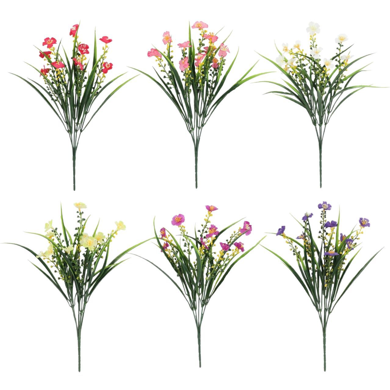 💥2026 Upgraded high-grade material 💐UV Resistant Faux Silk Wildflowers