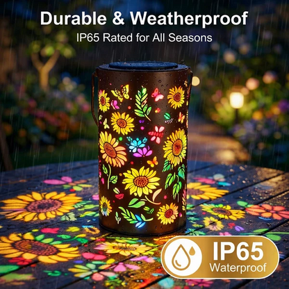 Hot Sale🔥Colorful Sunflower Glow Solar Garden Lantern