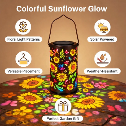 Hot Sale🔥Colorful Sunflower Glow Solar Garden Lantern