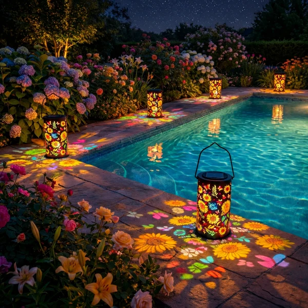 Hot Sale🔥Colorful Sunflower Glow Solar Garden Lantern
