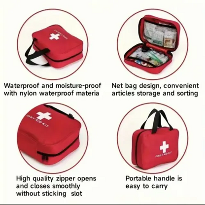 330 Piece Waterproof First Aid Kit For Emergencies