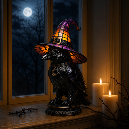 🎃7-Piece Halloween Stained Glass-Style Lighted Figurine Collection