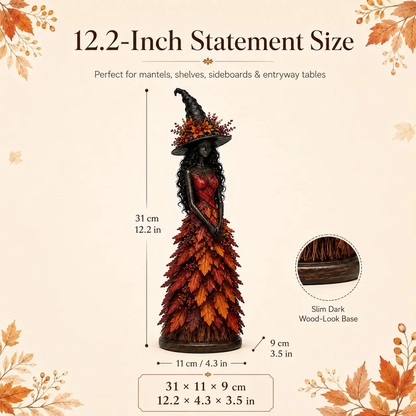 🧙‍♀Enchanted Autumn Witch Figurine🍂🎃