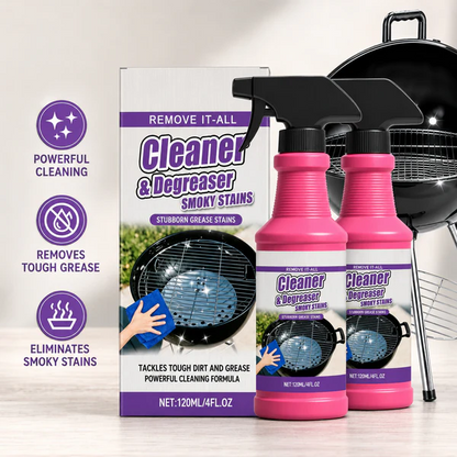 Heavy Duty BBQ Grill Cleaner Degreaser Spray For Grease And SmokyStain Removal