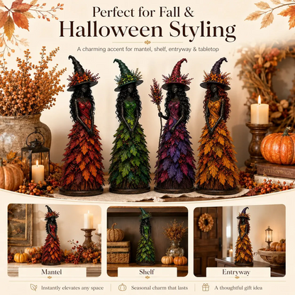 🧙‍♀Enchanted Autumn Witch Figurine🍂🎃