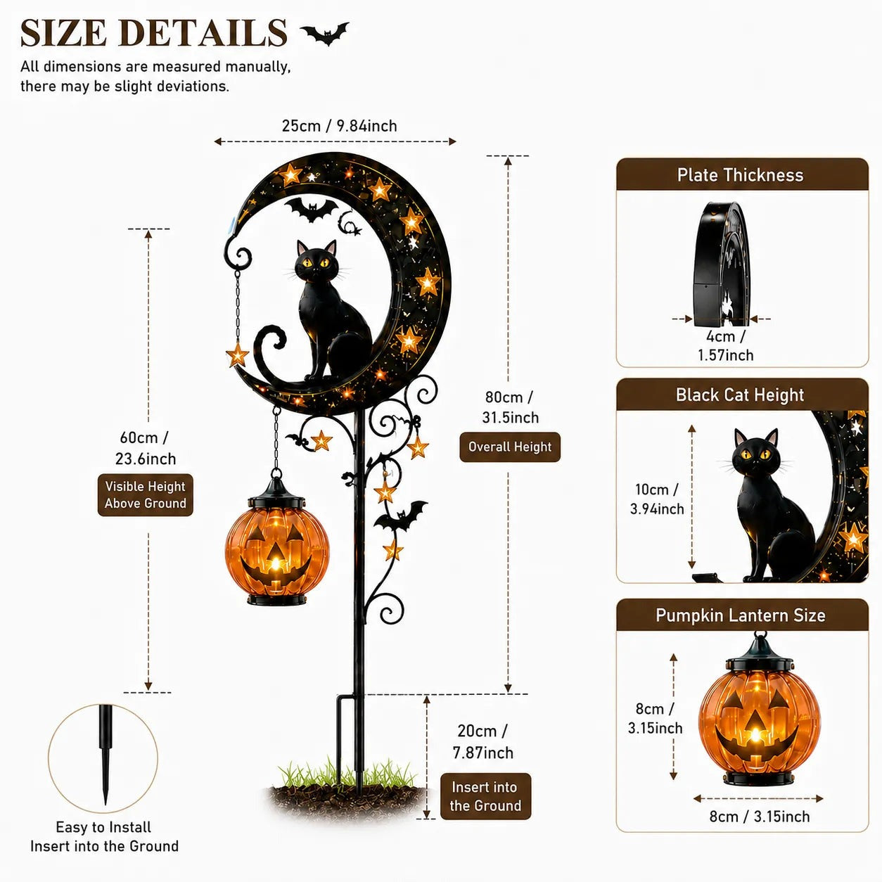 🎃 Halloween Early Bird Sale | 60% OFF Pumpkin Moon Garden Stake Light