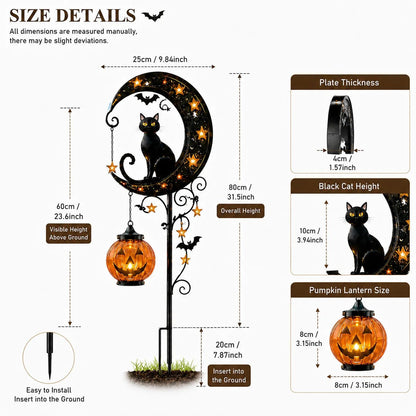🎃 Halloween Early Bird Sale | 60% OFF Pumpkin Moon Garden Stake Light