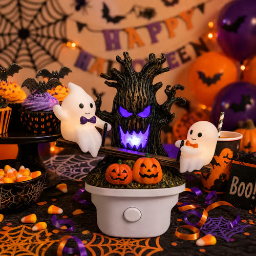 🎃Summer Sale 49% OFF🔥 - 👻 Halloween Ghost Tree LED Night Light