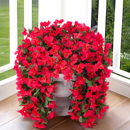 🔥2026 Hot Sale🔥Artificial Bougainvillea Hanging Basket With Trailing Flowers