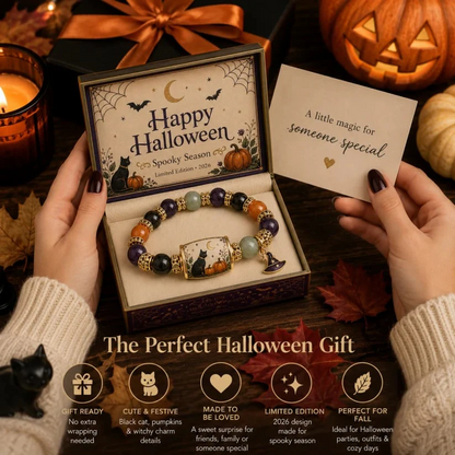 🔥Halloween Early Bird Sale🎃 Limited Edition Halloween Beaded Bracelet Set | Spooky Cute Gift Jewelry