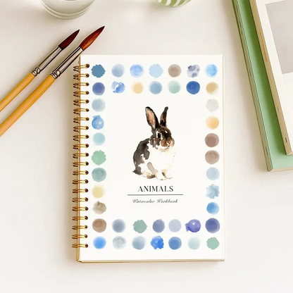Beginner-Friendly Watercolor Workbook