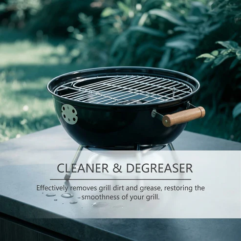Heavy Duty BBQ Grill Cleaner Degreaser Spray For Grease And SmokyStain Removal