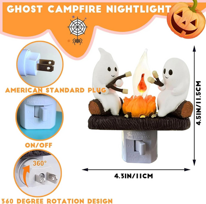 👻 Plug In the Cutest Halloween Glow — Adorable Ghost Outlet Night Light 🎃✨