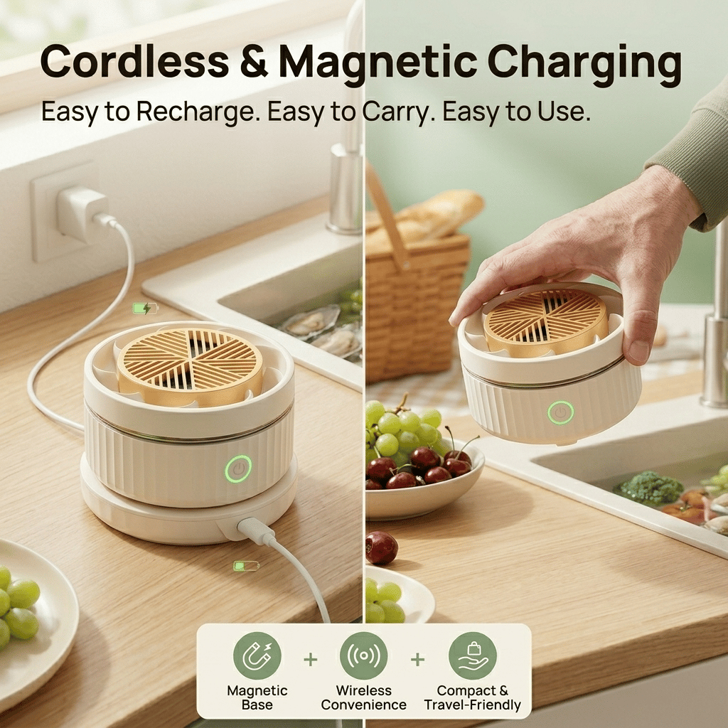 Multi-Function Food Purifier - Removes bacteria, pesticide residues, hormones, antibiotics, and heavy metals