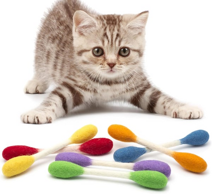 🐱Swabs Large Size Cat Toys with Catnip ❤️For happy, healthy, and active indoor cats🐱