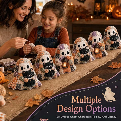 🔥Halloween Early Bird Sale🎃Little Ghost's Cozy Halloween DIY Patchwork Kit