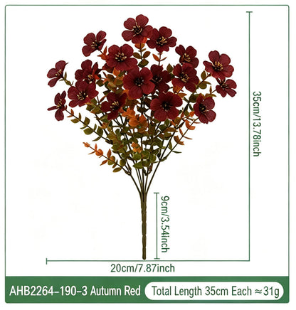 Fall Artificial Flower Halloween UV Resistant Colorful Fake Flower