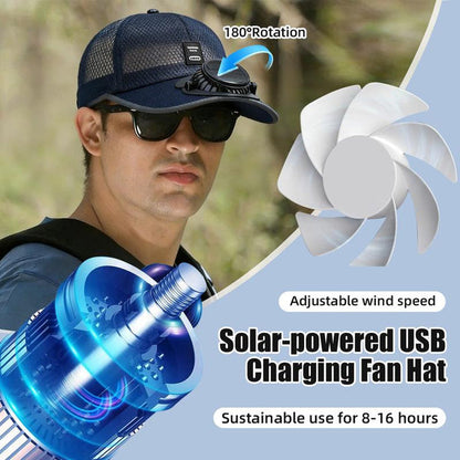 ✨HOT SALE 50% OFF✨ 2026 Pro Outdoor Cooling Hat:Dual-Power Fan Cap