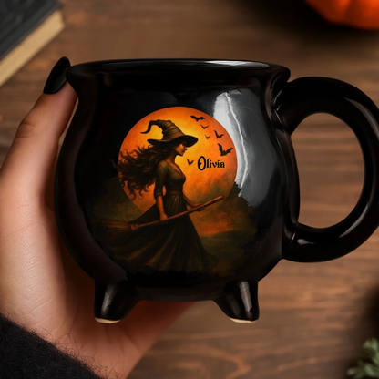 🔥Halloween Early Bird Sale🎃Custom  Witch Cauldron Mug — The Ultimate Halloween Brew! 🔮💀☕️