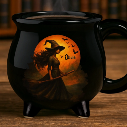 🔥Halloween Early Bird Sale🎃Custom  Witch Cauldron Mug — The Ultimate Halloween Brew! 🔮💀☕️