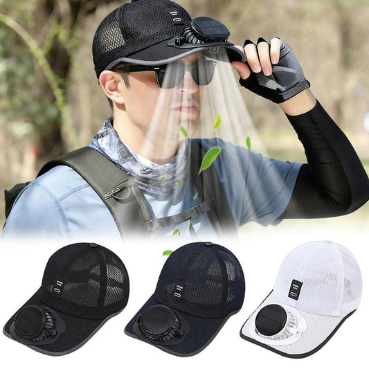 ✨HOT SALE 50% OFF✨ 2026 Pro Outdoor Cooling Hat:Dual-Power Fan Cap