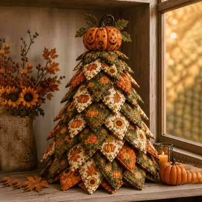 🔥Halloween Early Bird Sale🎃DIY Halloween Quilted Fabric Tree Kit