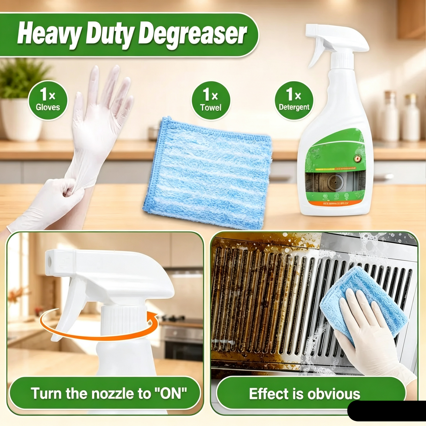Heavy Duty Kitchen Degreaser Spray 500ml