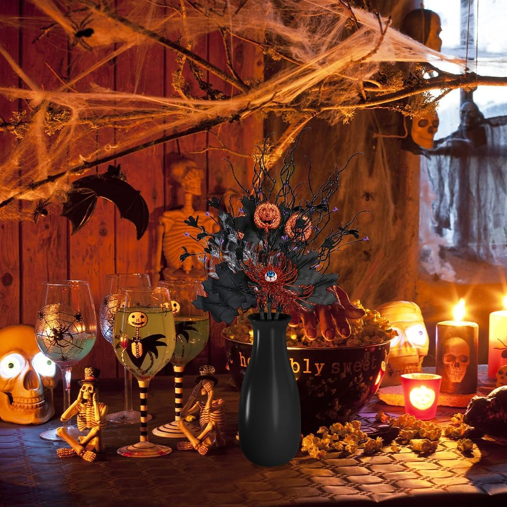 🔥Halloween Early Bird Sale🎃|🖤 Dark Gothic Halloween Stems – Instant Spooky Elegance for Any Vase or Mantel