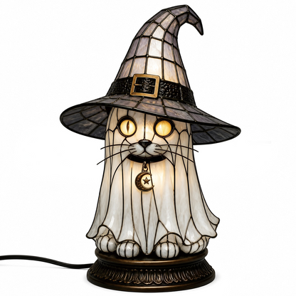 🔥 50% OFF——Magical Black Cat Witch Lamp 🐈‍⬛✨