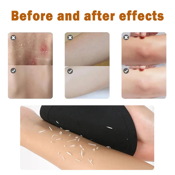 🧽 2-PackSoft🧽 Rubber Shower Scrubber for Gentle Exfoliation & Deep Cleansing