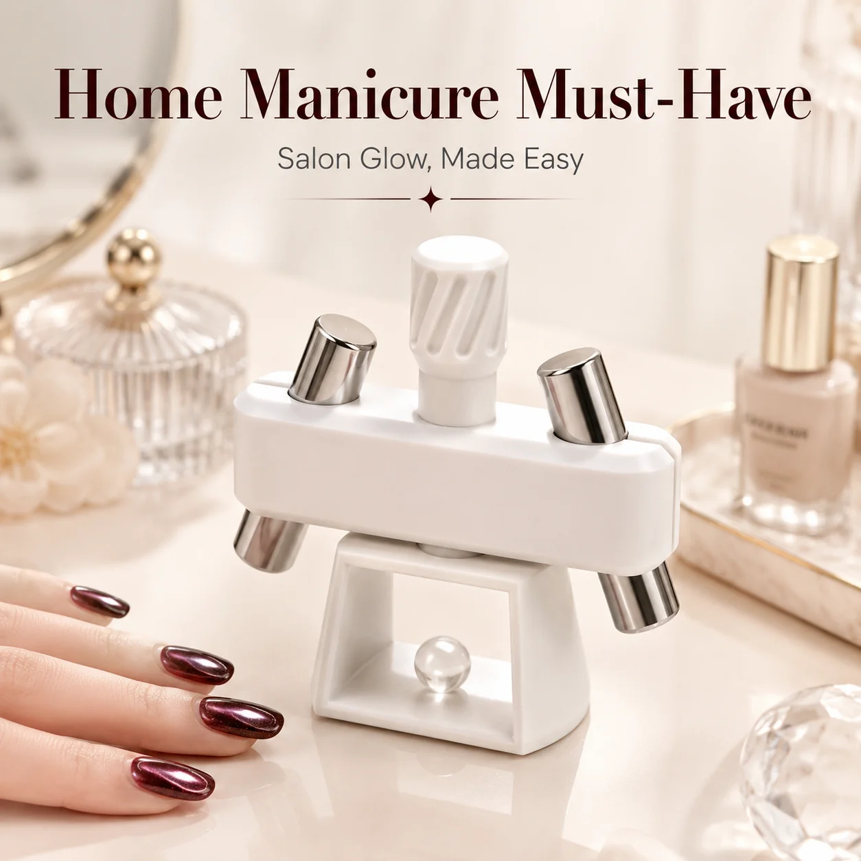 🔥LAST DAY 50% OFF ✨ Glass Bead Cat-Eye NailMagnet Tool|3D Cat-EyeManicure Tool
