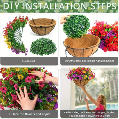 🔥Last Day Each Only $4.99🔥UV Resistant Look Real Colorful Spring Flowers