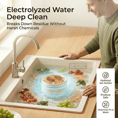 Multi-Function Food Purifier - Removes bacteria, pesticide residues, hormones, antibiotics, and heavy metals