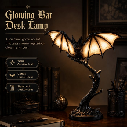 🔥Halloween Early Bird Sale🎃Glowing Bat Desk Lamp